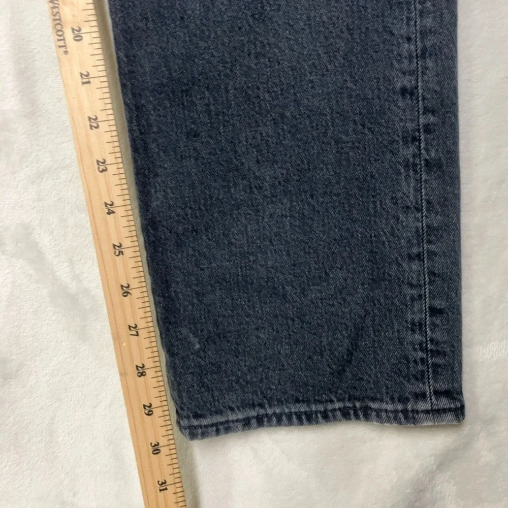 Levi's 501 Premium Jeans Men 32x30 (Fits 30x30) Gray Black Straight Vtg Style